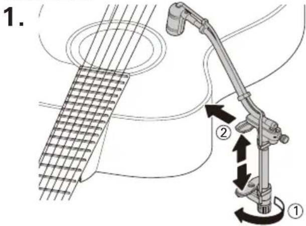 AUDIO TECHNICA ATM350GL - Guitar mount - 1