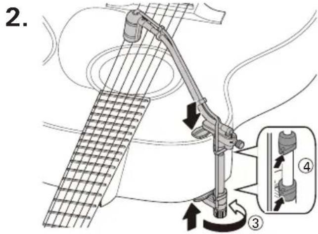 AUDIO TECHNICA ATM350GL - Guitar mount - 2
