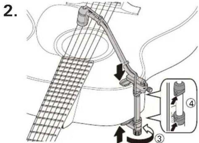 AUDIO TECHNICA ATM350W - Guitar mount - 2