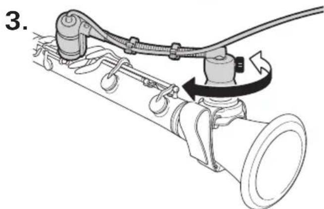 AUDIO TECHNICA ATM350W - Halterung für Holzblasinstrumente - 3