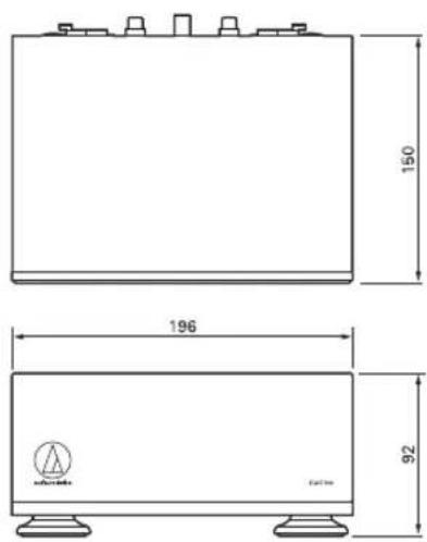 AUDIO TECHNICA ATSUT1000 - 尺寸 - 1