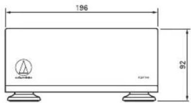 AUDIO TECHNICA ATSUT1000 - 外型尺寸 - 2