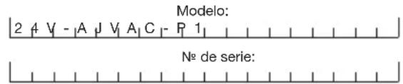 Auto Joe 24VAJVACP1 - Modelo y número de série - 1