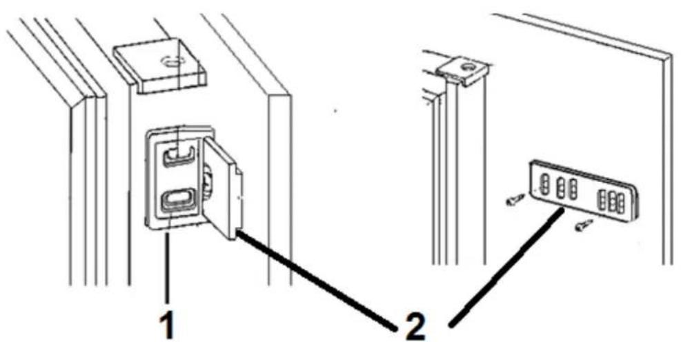 PKM KS120F - Pour MONTER le dispositif pour OUVRIR respectivement FERMER la porte procedez COMME SUIT: - 5