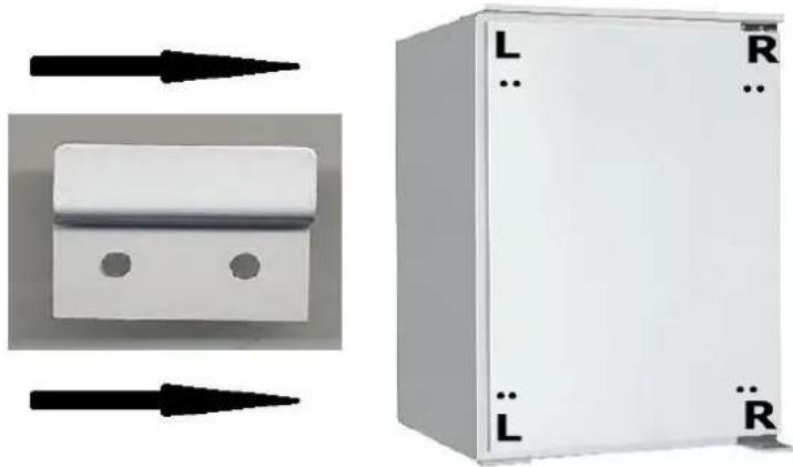 PKM KS120.4A+EBN - Pour MONTER le dispositif pour OUVRIR respectivement FERMER la porte procédez COMME SUIT : - 1