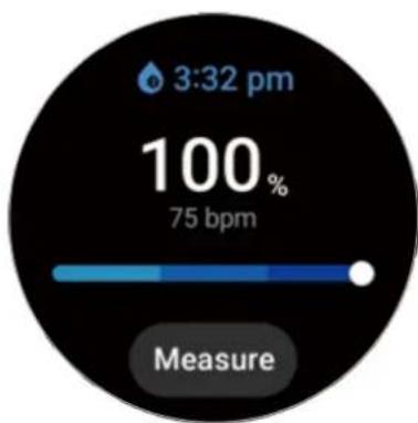 SAMSUNG Galaxy Watch 5 Pro - Bonne posture pour effectuer la mesure - 2