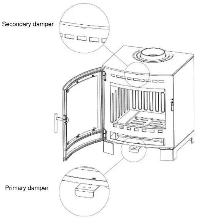 ADURO 16 - Lighting a fire in the wood burning stove - 1