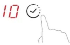 ROSIERES RI633C - b) Einstellung des Timers zum Ausschalten einer Kochzone - 2