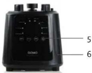 DOMO DO726BL - CONTROL PANEL - 5