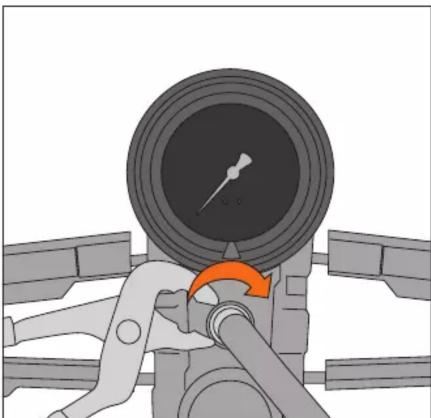 SKS Rennkompressor NXT - Remplacement du manomètre - 10
