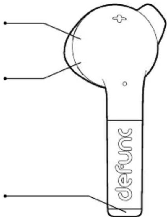 Defunc True Talk - PURE VOICETM BY BONE CONDUCTOR SENSOR TECHNOLOGY - 1