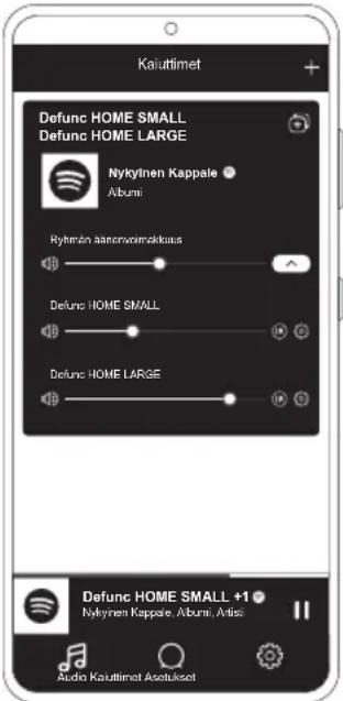 Kaiuttimet Defunc HOME SMALL Defunc HOME LARGE Nykyinen Kappale Albumi Ryhtén aanerwärinkluss Defunc HOME SMALL Defunc HOME LARGE Defunc HOME SMALL +1 Nykyinen Kappale, Albumi, Atiss Audio Kaiuttimet Asetukset