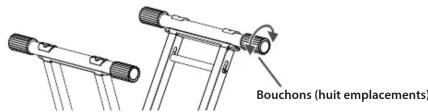 ROLAND KS10X - Réglage de la hauteur du stand - 3