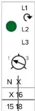 L1 L2 L3 1 3 N X X 16 15 18