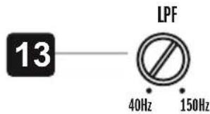 13 LPF 40Hz 150Hz