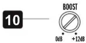 10 BOOST 0dB +12dB
