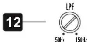 Hifonics Mercury MRX168A - VARIABLE LOW PASS FILTER - 1