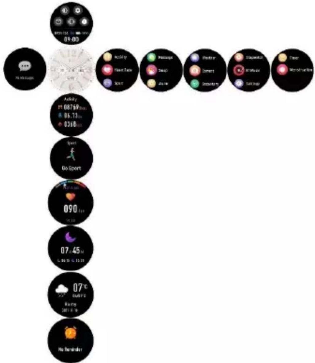 DENVER SW360 - Menu principal - 1