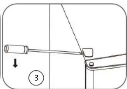 PRIMO PR118FR - ÖFFNUNGSRICHTUNG DER TÜR ÄNDERN - 3