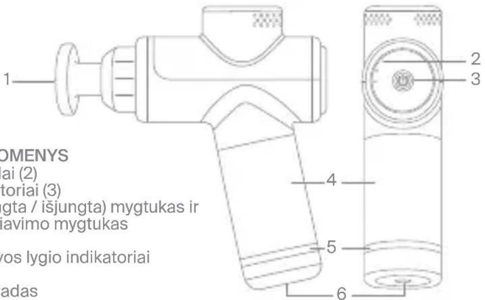 HyperIce Hypervolt Go 2 - VALYMAS IR LAIKYMAS - 1
