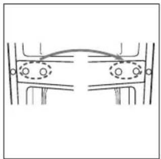 HOTPOINT HTM 1720 V - ПЕРЕВЕШИВАНИЕ ДВЕРЦЫ - 6
