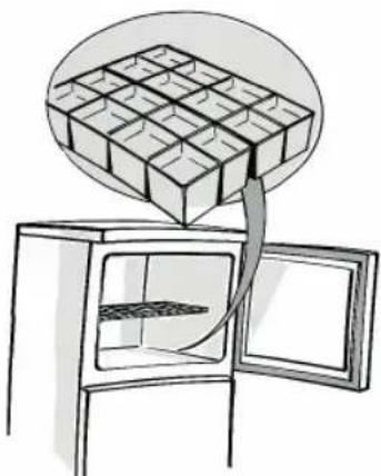 HOTPOINT HTM 1720 V - PUNEREA ÎN FUNCTIUNE A COMPARTIMENTUL'UI CONGELATOR - 1