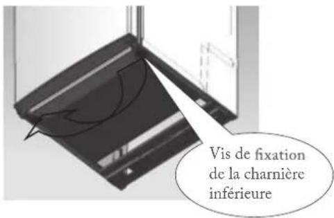 AYA ACT1004 - Instructions d'inversion de la porte du congélateur - 4