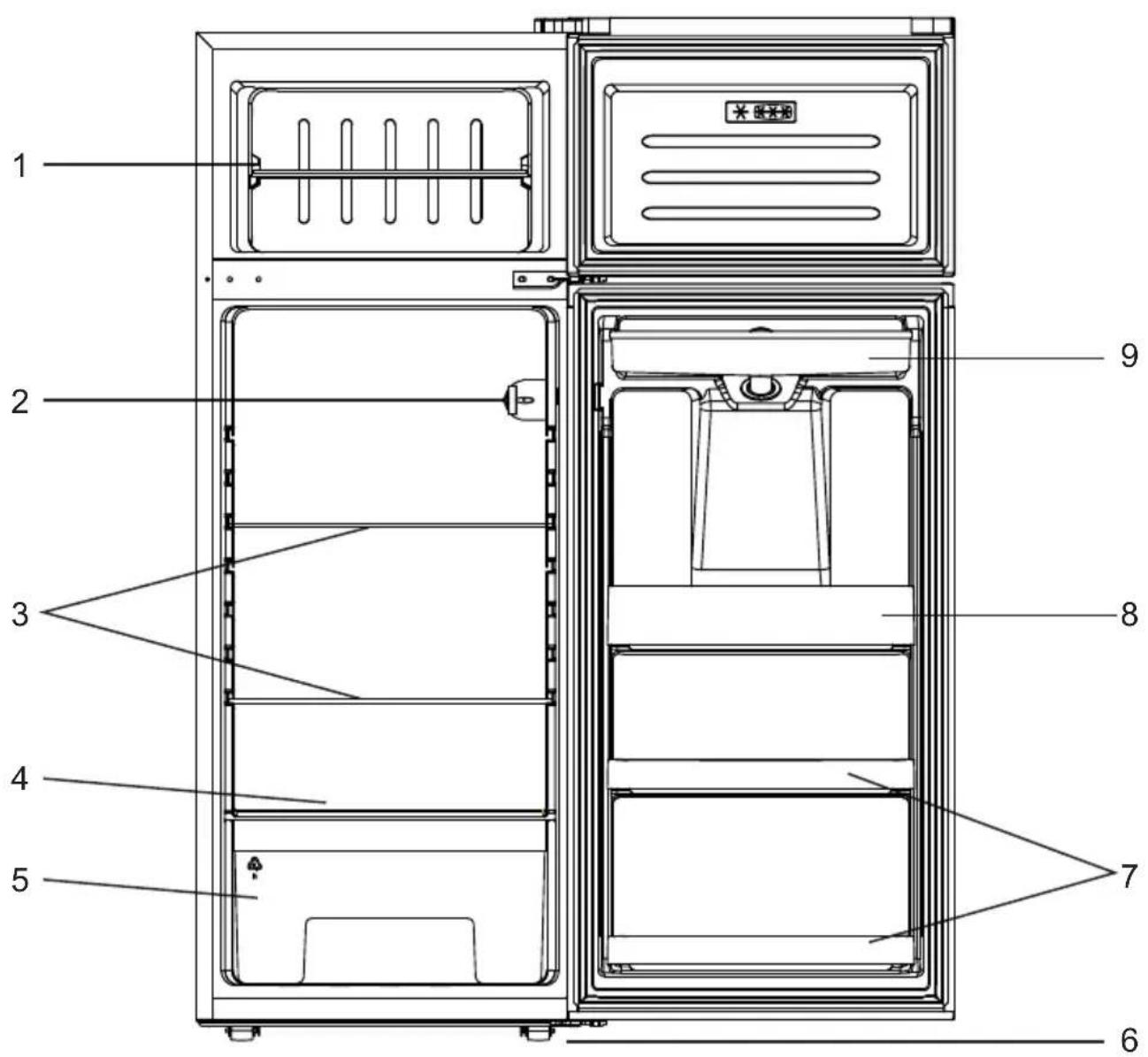 AYA AFD200W - Description de l'appareil - 1