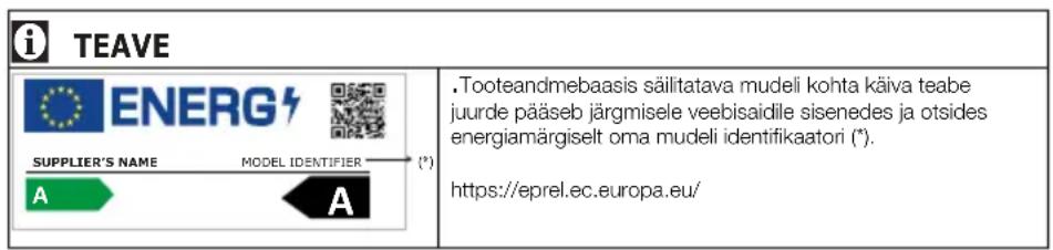 BEKO FSE1173N - Sumbolid ja nende kirjeldused - 1