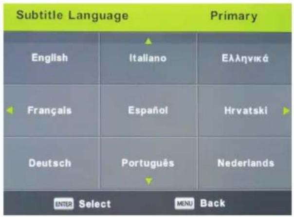 AYA A32HD0320B - Utilisation des menus - 1