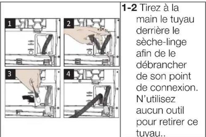 AYA ASLPAC7 - Raccord du tuyau de vidange de l'eau - 1