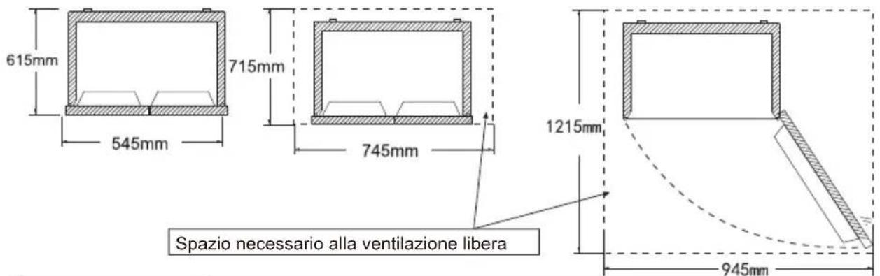 TCL RP282BSF0 - Questo frigorifero non può essere utilizzato come apparecchio da incasso. - 1