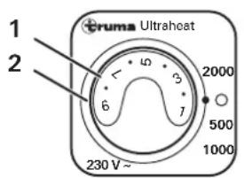 TRUMA Ultraheat - Control panel - 1