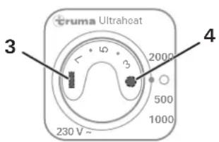 TRUMA Ultraheat - Control panel - 2