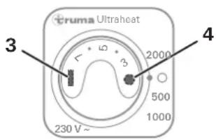 TRUMA Ultraheat - Bedienteil - 2