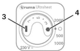 TRUMA Ultraheat - Betjeningsenhed - 2