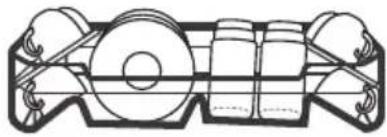 VEDETTE VDP137LW - Loading the upper basket - 1