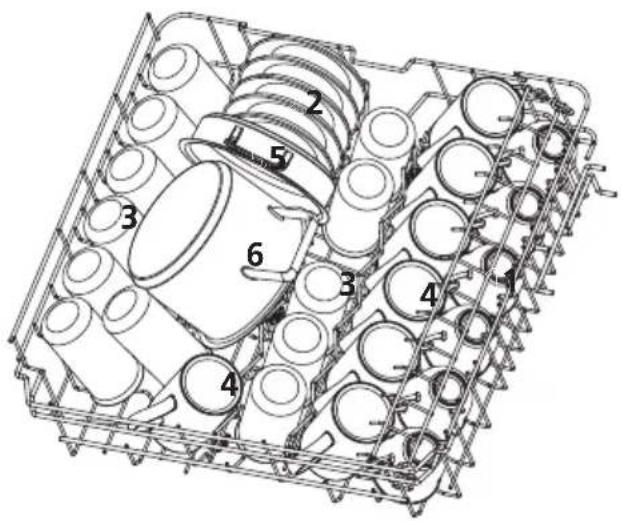 Technical diagram of a mechanical assembly with numbered components for identification