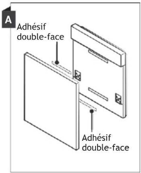 A Adhésif double-face Adhésif double-face