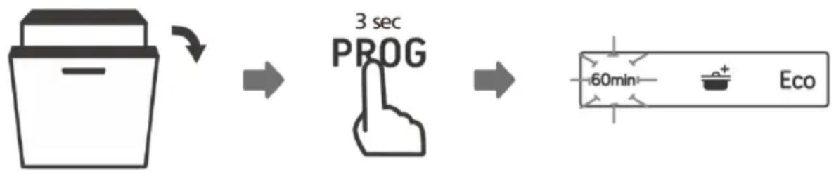 VEDETTE VDP137LW - Comment changer de programme en - 1