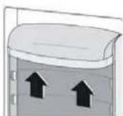 VEDETTE VFD250SW - Positionnement des balconnets de porte - 2
