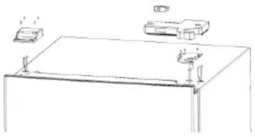 VEDETTE VFC430BRX - Inversion du sens d'ouverture de la porte - 1