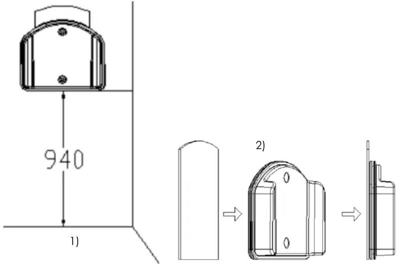 THOMSON THVC93120R - Magnetic wall mount: no need to screw the bracket to the wall! - 1