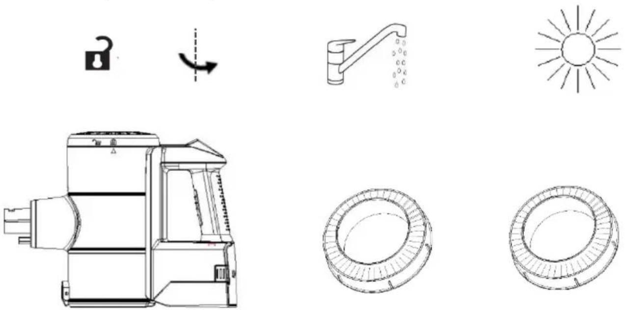 THOMSON THVC213BR - Limpieza del Contenedor de Polvo y los Filtros - 8