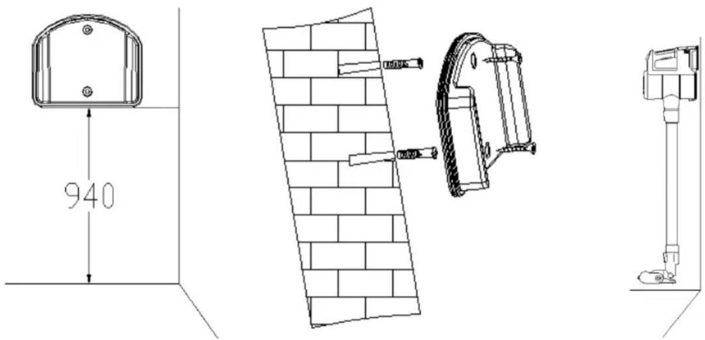 THOMSON THVC213BR - Base de carga de pared magnética con tornillos de fijación - 1