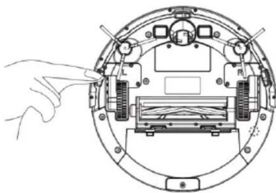 THOMSON THVC94BC - Charging Dock pins, Vacuum Sensor, Drive Wheel and Universal Wheel - 2