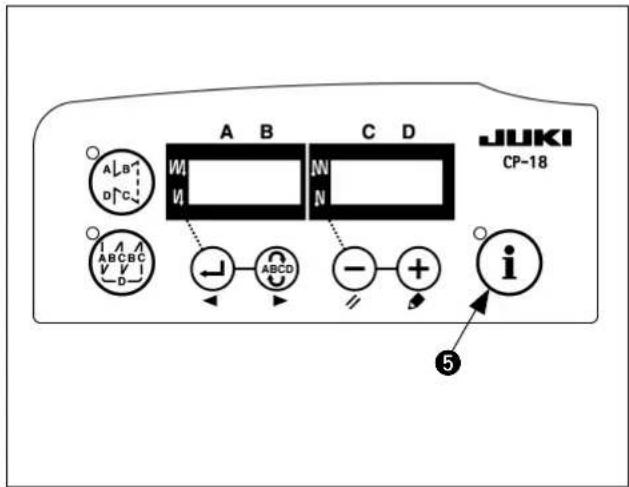 A B C D JUKI CP-18 A B W N N ABCDC ABCD - + i 5