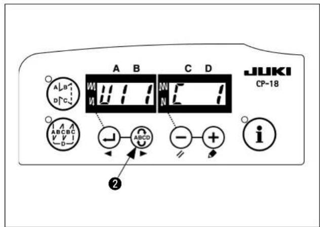 A B C D JUKI CP-18 A B D C W 11 11 W 11 11 N L 1 A ABCB V V I D ABCD - + i ②