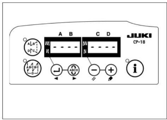 A B C D JUKI CP-18 A B D C A ABCB V V D ABCD - + i