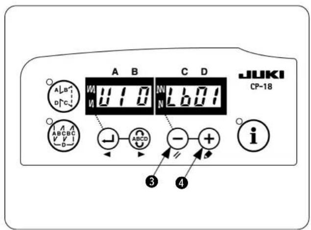 A B C D JUKI CP-18 A B W 110 W 110 N 1201 N 1201 A ABCD ABCDC - + i 3 4